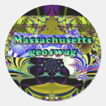 Massachusetts Geocaching Supplies Stickers Geoswag