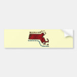 Massachusetts MA Motto ~ We built the first Subway Bumper Stickers