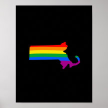 MASSACHUSETTS PRIDE -.png Poster