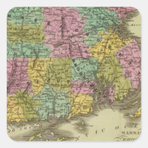 Massachusetts Rhode Island And Connecticut 2 Sticker