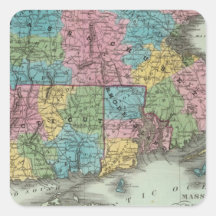 Massachusetts Rhode Island And Connecticut Sticker