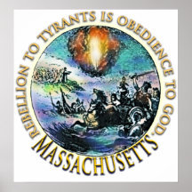 Massachusetts Tea Party Posters