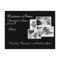Massage/Bodywork Promotional Postcard