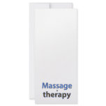 Massage is therapy rack cards