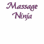 Massage Ninja embroidered shirts