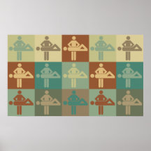 Massage Pop Art Poster