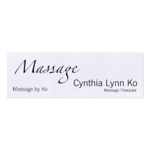 Massage Text w/ AMTA Business Card