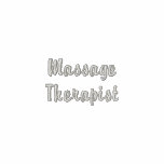 Massage Therapist embroidered shirts