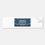 Massage Therapist Marquee Bumper Sticker