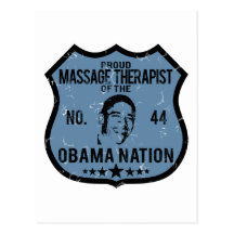 Massage Therapist Obama Nation Post Cards