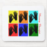 Massage Therapist Pop Art Gifts Mousepad