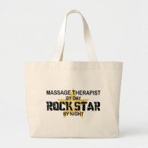 Massage Therapist Rock Star Tote Bag