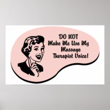 Massage Therapist Voice Print
