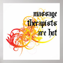 Massage Therapists Are Hot Posters