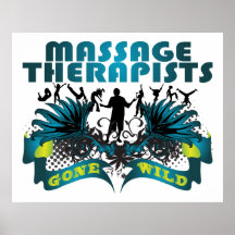Massage Therapists Gone Wild Print