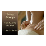 Massage Therapy business card