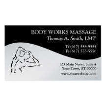 Massage Therapy Business Cards