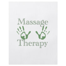 Massage therapy hand prints