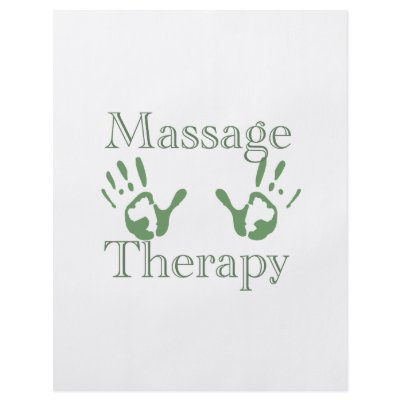Massage therapy hand prints flyer design by WellnessJunkie