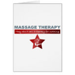 Massage Therapy in Ruby Red cards