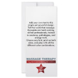 Massage Therapy in Ruby Red rack cards