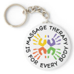Massage Therapy Is For Every Body Keychain