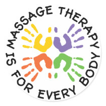 Massage Therapy Is For Every Body Stickers