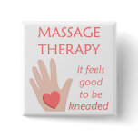 Massage Therapy Kneaded Button