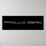 Massive Apollo Zero Poster, Blak