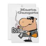 masta gangsta master gangster invitations