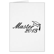 Master 2013 greeting card
