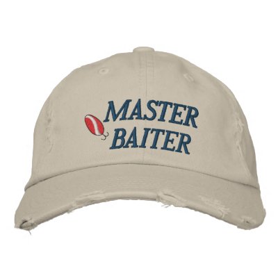 Master Baiter Fishing Embroidered Hat Master Baiter Fishing Embroidered Hat