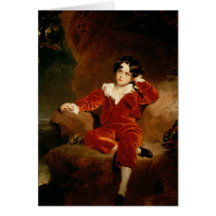 Master Charles William Lambton, 1825 Greeting Card