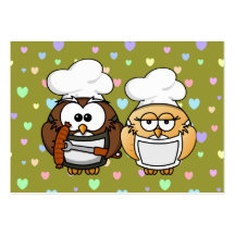 master chefs owl business card template