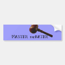 Master Debater Bumper Sticker