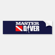 Master Diver 2 Bumper Stickers