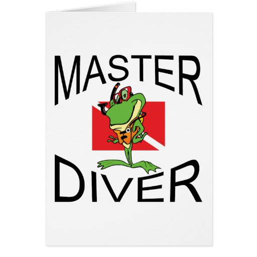 Master Diver SCUBA Cards