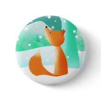 Master Fox - button badge