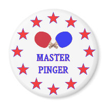 Master Pinger Ping Pong Magnets