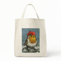 Master robin by the seashore tote bag