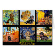 Masterpiece Composite-Dachshunds Cards
