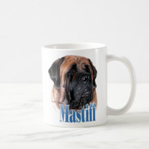 Mastiff (apricot2) Name Mug