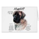 Mastiff (apricot/fluffy) History Design Cards