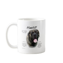 Mastiff (brindle) History Design Coffee Mugs