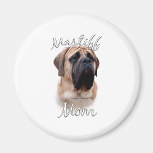 Mastiff (fawn) Mum 2 Magnet