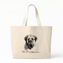 Mastiff Happy Face Bag