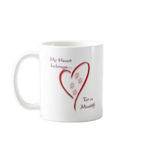 Mastiff Heart Belongs Coffee Mugs