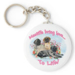 Mastiffs Love to Life Keychain