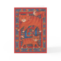 Mat Cats "Happy Birthday" greetings card