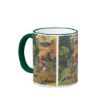 Matamoe (Landscape w Peacocks) by Paul Gauguin mugs